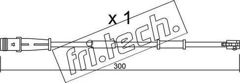 Fri.Tech. SU.320 - Senzor de avertizare,uzura placute de frana aaoparts.ro
