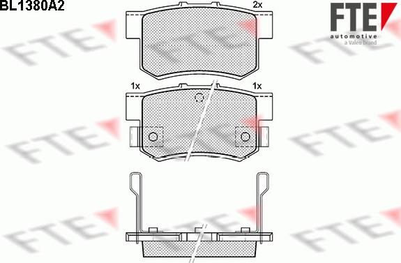 FTE 9010154 - Set placute frana,frana disc aaoparts.ro