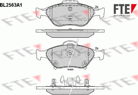 FTE 9010814 - Set placute frana,frana disc aaoparts.ro
