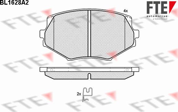 FTE 9010255 - Set placute frana,frana disc aaoparts.ro