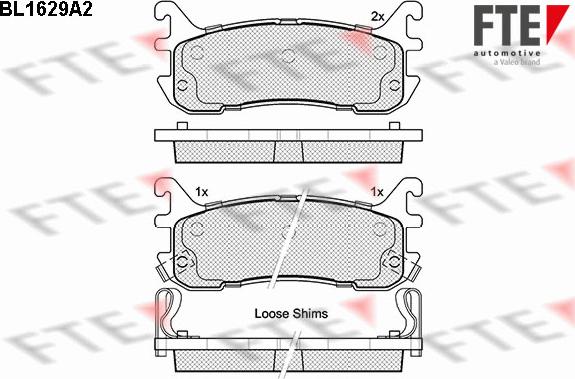 FTE 9010256 - Set placute frana,frana disc aaoparts.ro