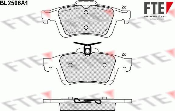 FTE 9010769 - Set placute frana,frana disc aaoparts.ro