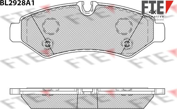 FTE 9011172 - Set placute frana,frana disc aaoparts.ro