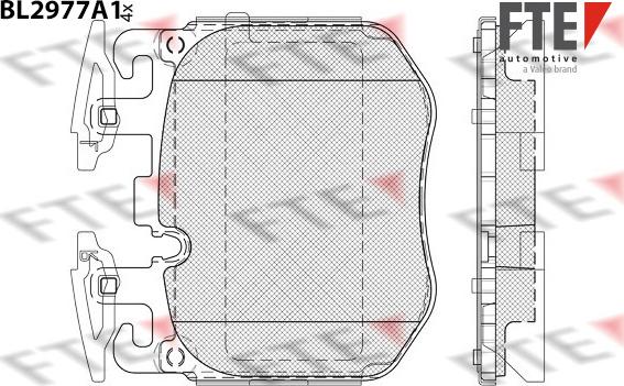 FTE 9011223 - Set placute frana,frana disc aaoparts.ro