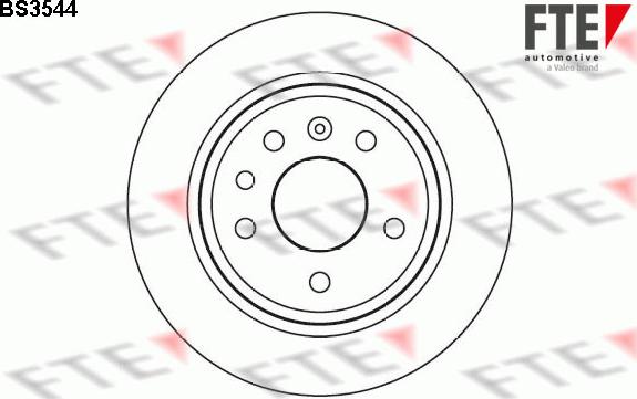 FTE 9072400 - Disc frana aaoparts.ro