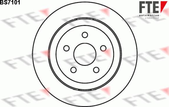 FTE 9072637 - Disc frana aaoparts.ro