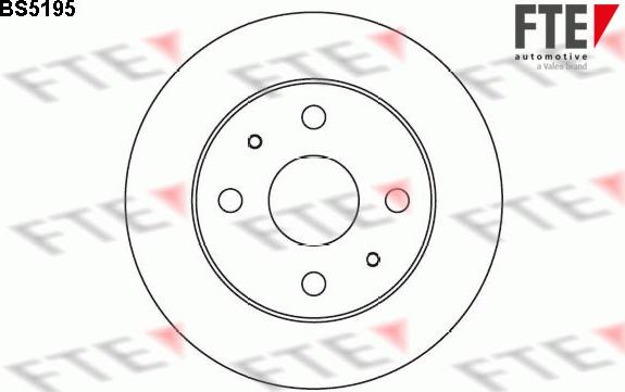 FTE 9072174 - Disc frana aaoparts.ro