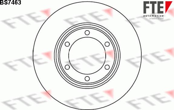 FTE 9072779 - Disc frana aaoparts.ro