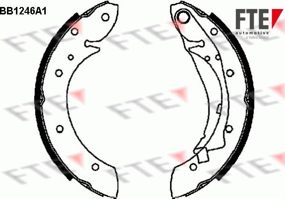 FTE BB1246A1 - Set saboti frana aaoparts.ro