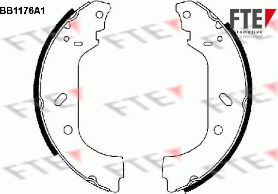 FTE BB1176A1 - Set saboti frana aaoparts.ro