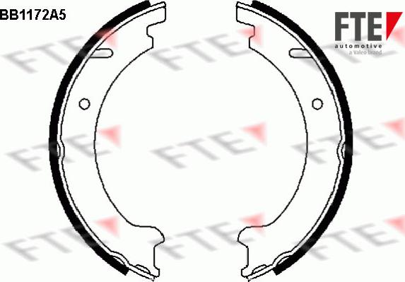 FTE BB1172A5 - Set saboti frana, frana de mana aaoparts.ro
