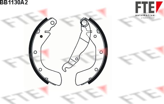 FTE BB1130A2 - Set saboti frana aaoparts.ro