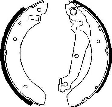FTE BB1005A1 - Set saboti frana aaoparts.ro