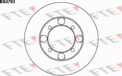 FTE BS4793 - Disc frana aaoparts.ro