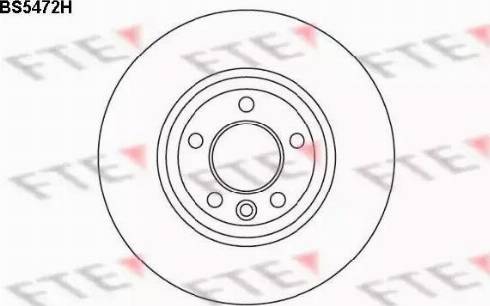 FTE BS5472H - Disc frana aaoparts.ro
