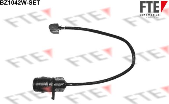 FTE BZ1042W-SET - Senzor de avertizare,uzura placute de frana aaoparts.ro