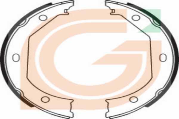 GAMA GB10613 - Set saboti frana aaoparts.ro