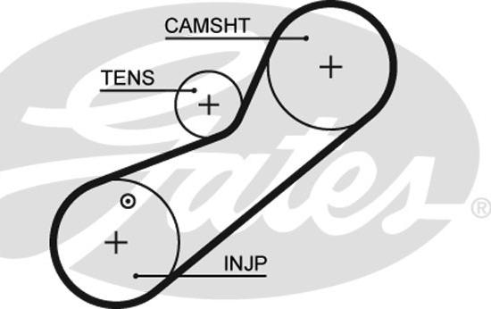 Gates 5464XS - Curea de distributie aaoparts.ro