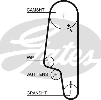 Gates K025427XS - Set curea de distributie aaoparts.ro