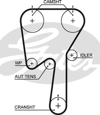 Gates 5509XS - Curea de distributie aaoparts.ro