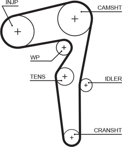 GATES 5646XS - Curea de distributie aaoparts.ro