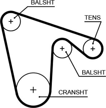 GATES 5620XS - Curea de distributie aaoparts.ro