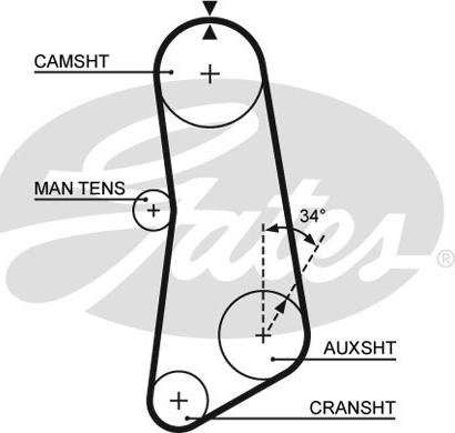 GATES 5089 - Curea de distributie aaoparts.ro