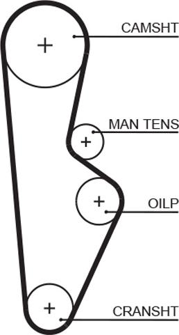 GATES 5082XS - Curea de distributie aaoparts.ro
