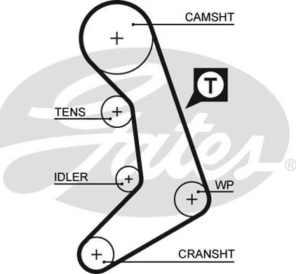 Gates 5398XS - Curea de distributie aaoparts.ro