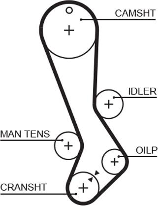 GATES 5282XS - Curea de distributie aaoparts.ro