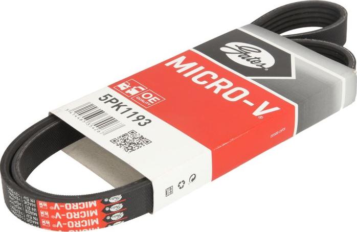 GATES 5PK1193 - Curea transmisie cu caneluri aaoparts.ro