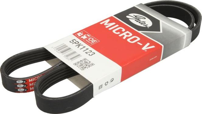 GATES 5PK1123 - Curea transmisie cu caneluri aaoparts.ro