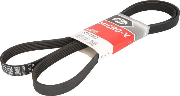 GATES 6PK1853 - Curea transmisie cu caneluri aaoparts.ro
