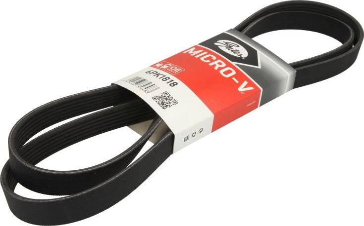 GATES 6PK1818 - Curea transmisie cu caneluri aaoparts.ro