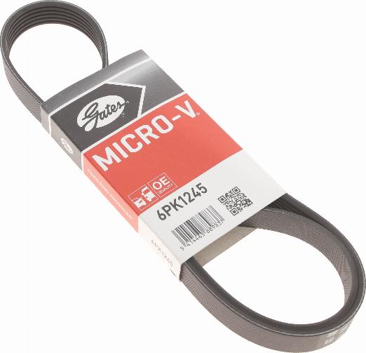 Gates 6PK1245 - Curea transmisie cu caneluri aaoparts.ro