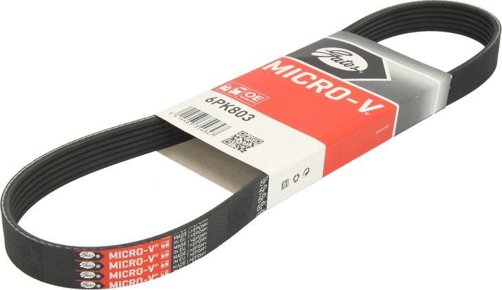 GATES 6PK803 - Curea transmisie cu caneluri aaoparts.ro