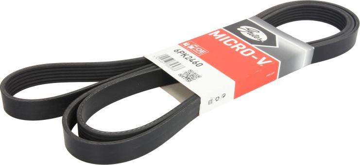 GATES 6PK2460 - Curea transmisie cu caneluri aaoparts.ro