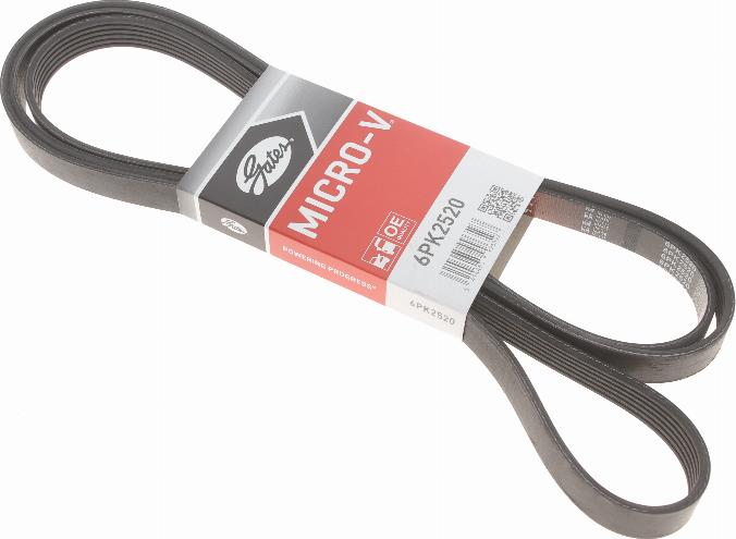 Gates 6PK2520 - Curea transmisie cu caneluri aaoparts.ro