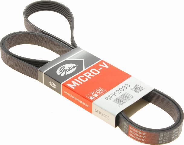 Gates 6PK2093 - Curea transmisie cu caneluri aaoparts.ro