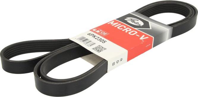GATES 6PK2305 - Curea transmisie cu caneluri aaoparts.ro