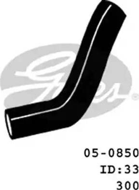 GATES 05-0850 - Furtun radiator aaoparts.ro