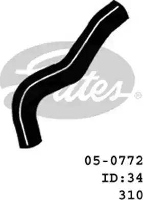 GATES 05-0772 - Furtun radiator aaoparts.ro