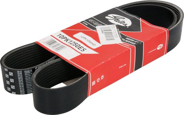 GATES 10PK1250HD - Curea transmisie cu caneluri aaoparts.ro
