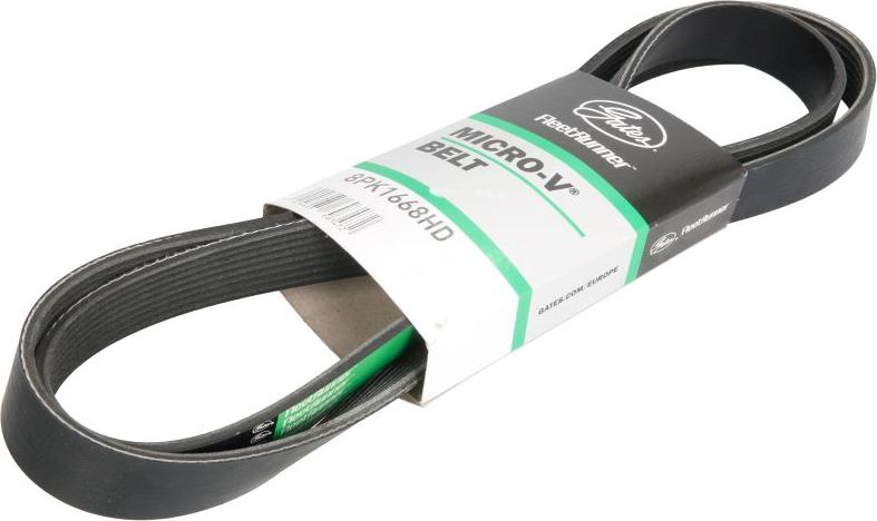 GATES 8PK1668HD - Curea transmisie cu caneluri aaoparts.ro