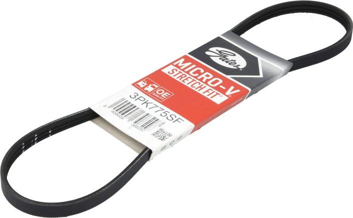 GATES 3PK775SF - Curea transmisie cu caneluri aaoparts.ro