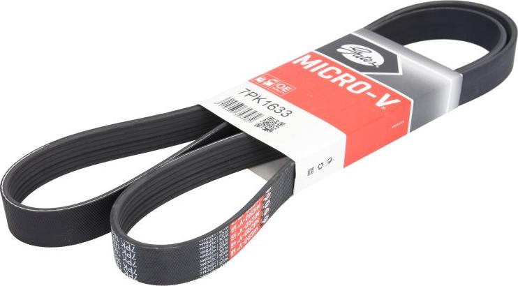 GATES 7PK1633 - Curea transmisie cu caneluri aaoparts.ro