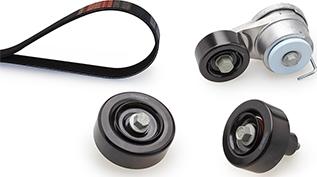 GATES K046PK2413 - Set curea transmisie cu caneluri aaoparts.ro