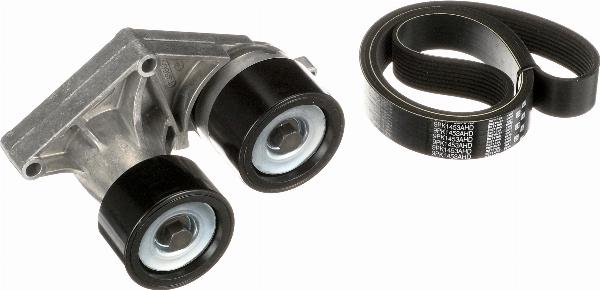 GATES K019PK1453AHD - Set curea transmisie cu caneluri aaoparts.ro