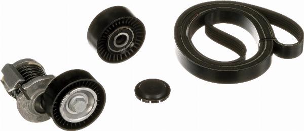 GATES K016PK1580XS - Set curea transmisie cu caneluri aaoparts.ro