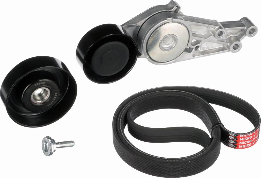 GATES K016PK1573 - Set curea transmisie cu caneluri aaoparts.ro